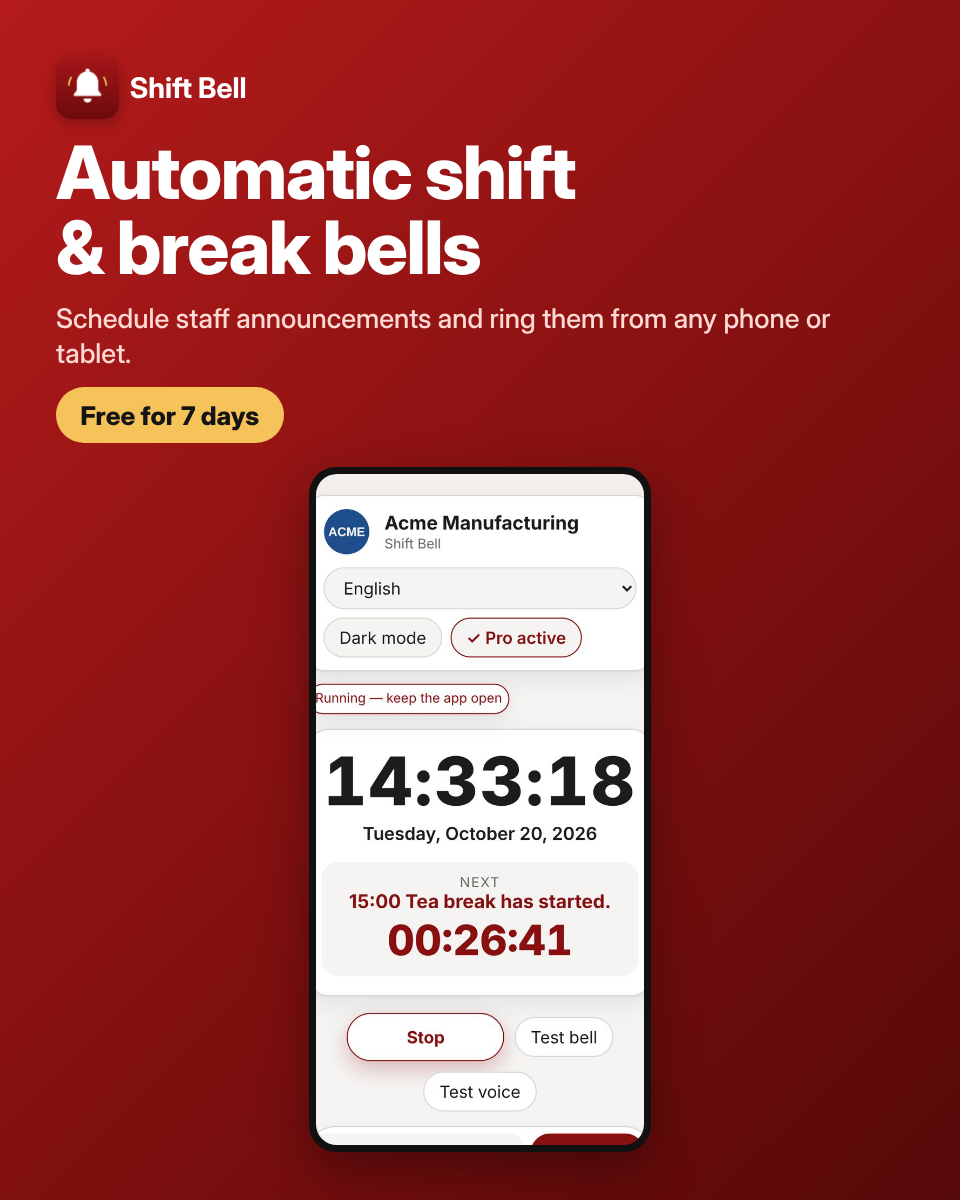 Shift Bell